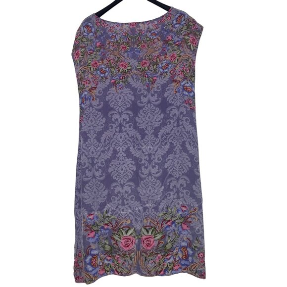 Sundance Impressions Floral Dress Sz MED Lightweight Cottage Boho Viscose - Picture 2 of 6